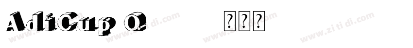 AdiCup Q 2022字体转换